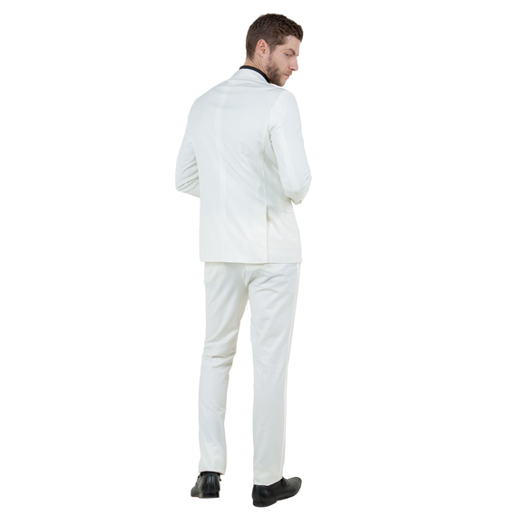Hybrid Fit 2pc Notch Lapel Tuxedo by Sean Alexander, Ivory - Picture 6 of 7
